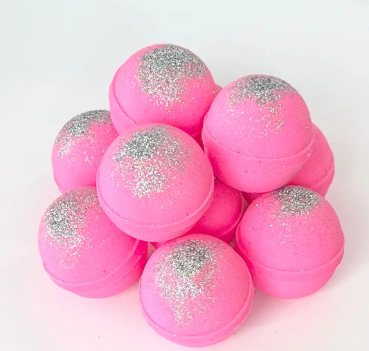 Pink Party Club Bath Bomb, Pink Bath Bomb store 1