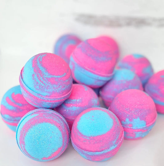 Candy Floss Bath Bomb, Fluffy Pink Candy Bath Bomb store 1